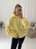 Ribbon Ruche Sleeved Hoodie