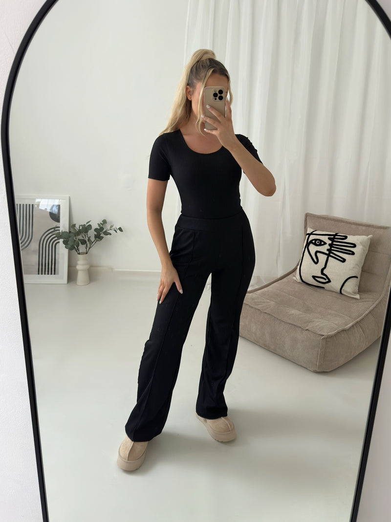 Flares & Bodysuit Two Piece Matching Lounge Set