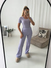 Flares & Bodysuit Two Piece Matching Lounge Set