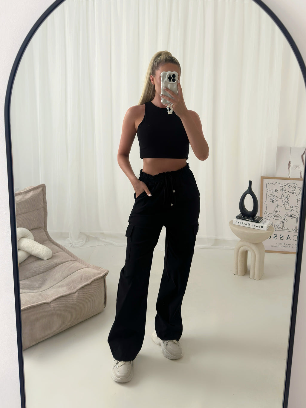 Lola Wide Leg Cargo Trousers