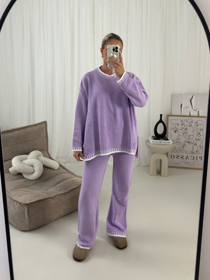 Gabriel Stitch Knitted Lounge Set