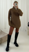 Kansas Roll Neck Knitted Dress