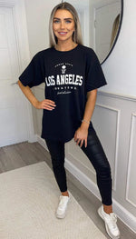 " LOS ANGELES " Oversized T-Shirt - Dressmedolly