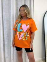 LOVE Splash Colour T-Shirt - Dressmedolly