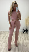 Angel Two Piece Trouser Tied Crop Set - Dressmedolly