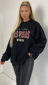 Overized  EST 1905 LAS VEGAS Sweater - Dressmedolly