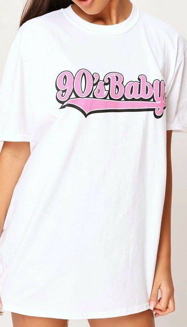 90's Baby Oversized T-Shirt - Dressmedolly