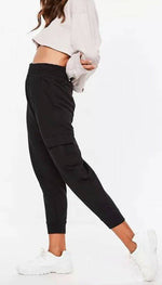 Black Cargo Trousers - Dressmedolly