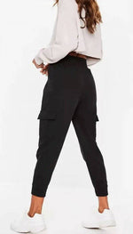 Black Cargo Trousers - Dressmedolly