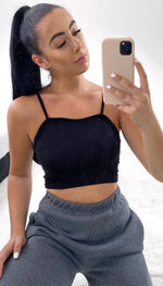 Strappy Jersey Crop Top - Dressmedolly