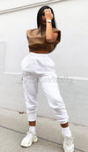 Side Pocket Cargo Joggers - Dressmedolly