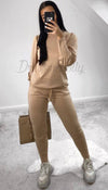 Ruche Sleeved Lounge Wear Tracksuit - Dressmedolly