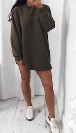 Oversized Boyfriend Long Sweater - Dressmedolly