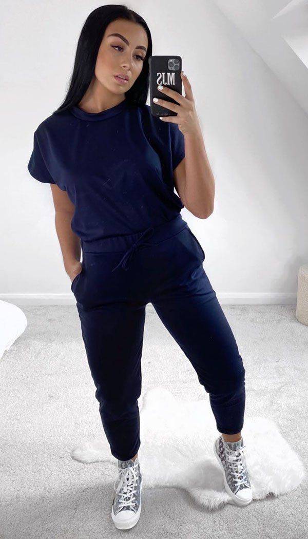 Boxy Short Sleeved Tracksuit - Dressmedolly