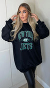 NEW YORK JETS Oversized Sweater - Dressmedolly