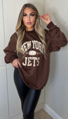 NEW YORK JETS Oversized Sweater - Dressmedolly