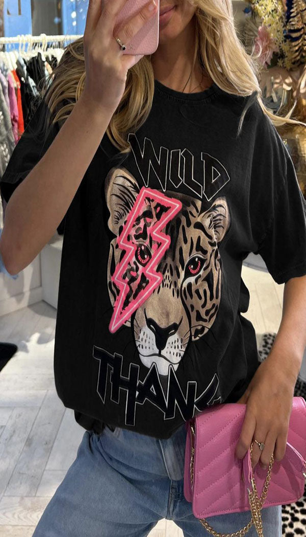 "WILD THANG" Oversized T-Shirt - Dressmedolly